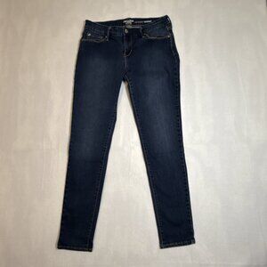 Levi's Denizen Modern Skinny Size 8 Long - Dark Blue Womens Denim Jeans 29x34